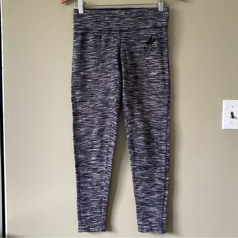Beverly Hills Polo Club Mid/Low Waist Yoga Pants Leggings Athletic Gym Workout